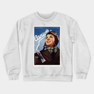 Sanit Tooth Paste Russia Vintage Poster 1938 Crewneck Sweatshirt